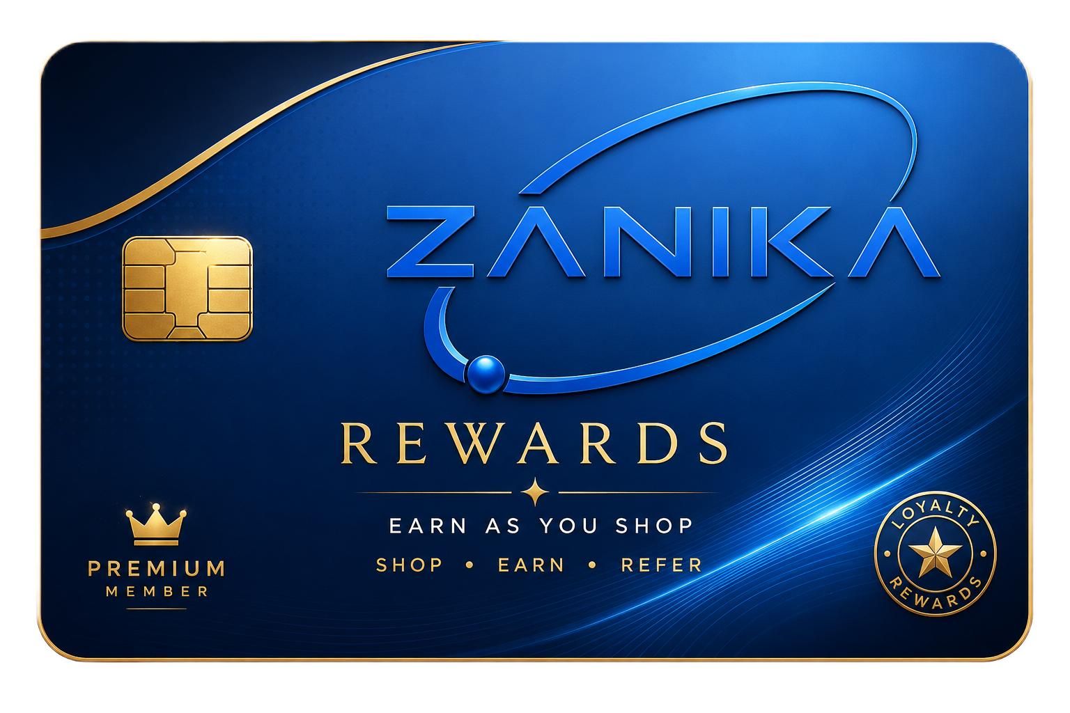 Zanika Loyalty Rewards card